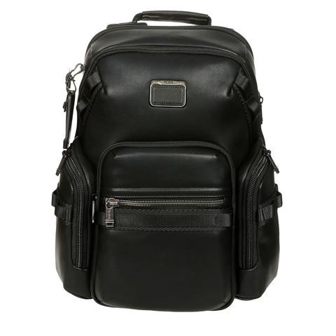 TUMI NAVIGATION LEDERRUCKSACK SCHWARZ 142497-1041