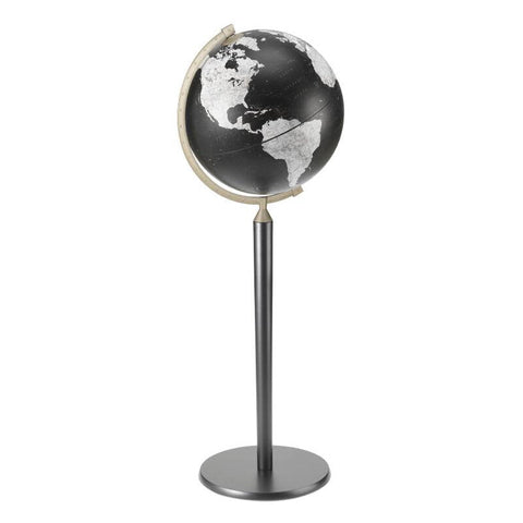 MAPPAMONDO VASCO DE GAMA MARMO DIAM 40 CM ZOFFOLI BLACK
