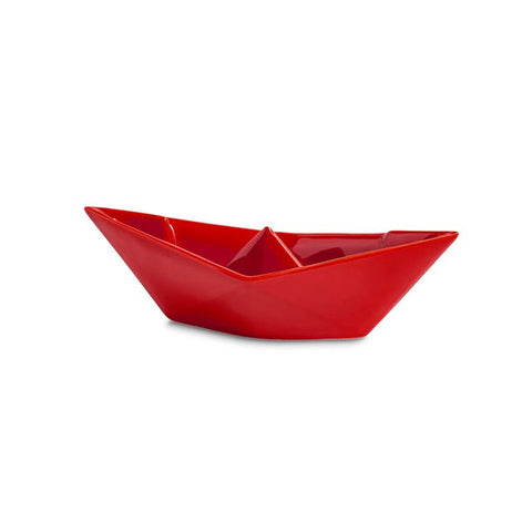 BARCHETTA ORIGAMI MEDIA ROSSO CERAMICHE CRESCENTINI ART. 2375
