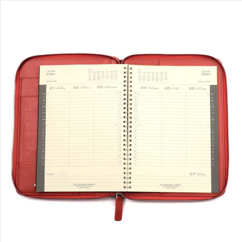 AGENDA WEEKLY POCKET CLEVER ROSSO 765402U500 SPALDING