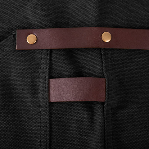 GREMBIULE IN TELA CERATA NERO ART. 547NOIR-C ALASKAN MAKER