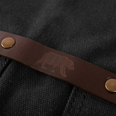 GREMBIULE IN TELA CERATA NERO ART. 547NOIR-C ALASKAN MAKER