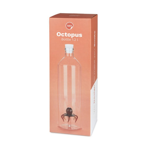 BOTTIGLIA 1.2 LT VETRO BOROSILLICATO OCTOPUS 26544 BALVI TRANSPARENT