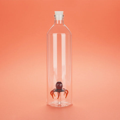 BOTTIGLIA 1.2 LT VETRO BOROSILLICATO OCTOPUS 26544 BALVI TRANSPARENT