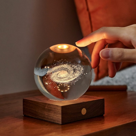 AMBER CRYSTAL LIGHT 3D LASER GALAXY ART. G025GA MULTICOLOR