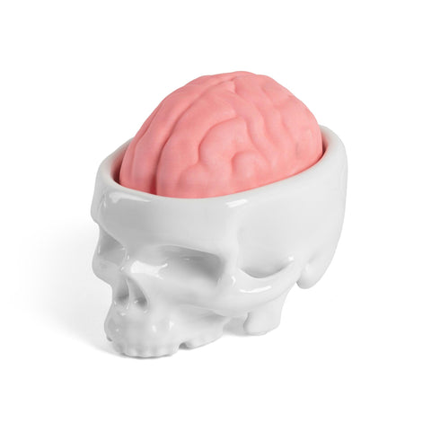 PORTA SAPONETTA PORCELLANA BRAINWASH BIANCO 13501H SELETTI