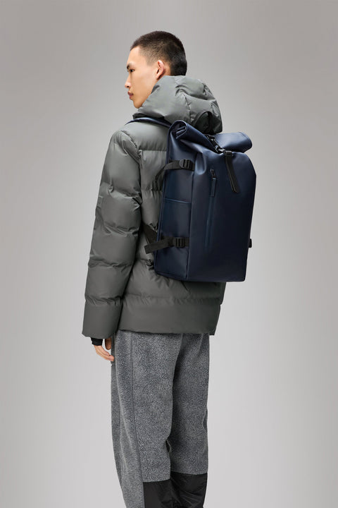 ZAINO ROLLTOP RUCKSACK LARGE W3 14590 RAINS NAVY