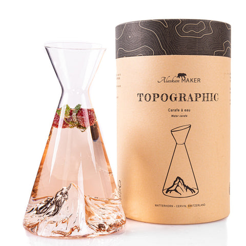 CARAFFA TOPOGRAPHIC MATTERHORN ART TOPO-CA-M ALASKAN MAKER MULTICOLOR