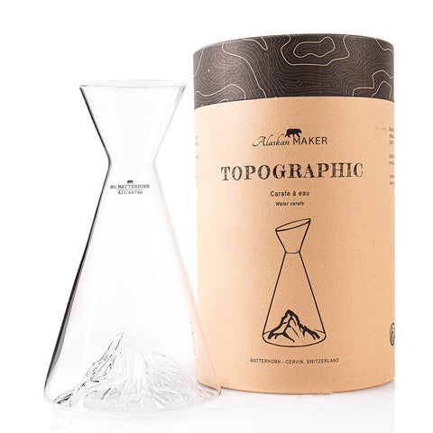 CARAFFA TOPOGRAPHIC MATTERHORN ART TOPO-CA-M ALASKAN MAKER MULTICOLOR