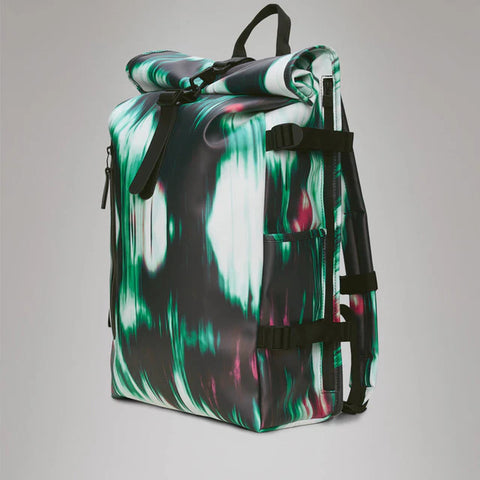 ROLLTOP RUCKSACK LARGE W3 14590 RAINS BLUR MULTICOLOR RUCKSACK