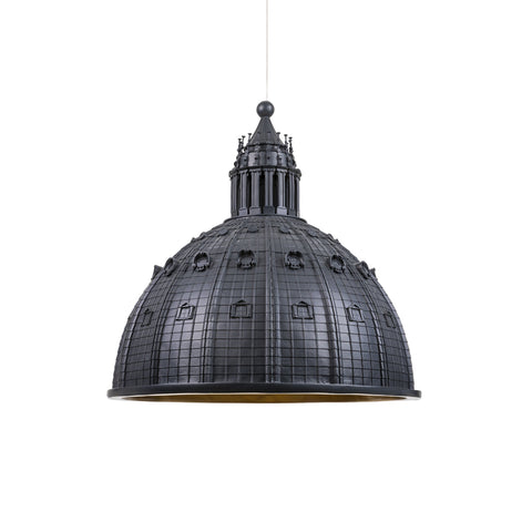 LAMPADARIO CUPOLONE QUARANTACINQUE CM 45H 47 07968 SELETTI BLACK