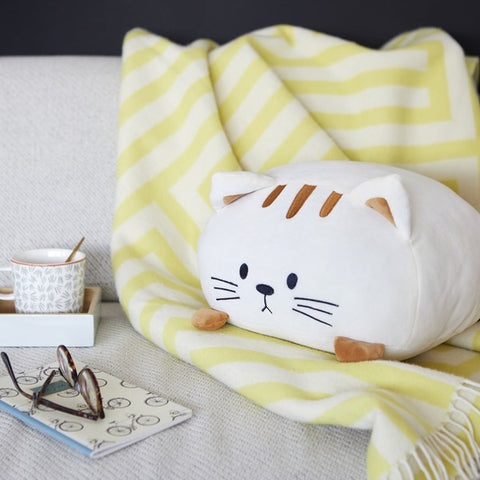 CUSCINO BALVI KITTY WHITE