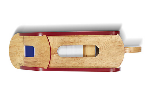 BRIAR SABOT MIT ROTEN PROFILEN MIT SCHWARZEN JECK-KARTEN 811052 DAL NEGRO WOOD