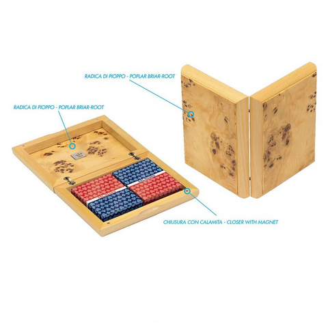 ASPEN KARTENHALTER 17X13X4 CM 804484 DAL NEGRO WOOD