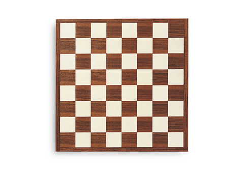 Schachbrett mit Walnuss-Ahorn-Intarsien, 45 cm, 804026, Dal Negro Wood