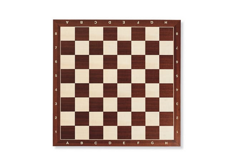 Schachbrett mit Walnuss-Ahorn-Intarsien, 44 cm, LN 804036, Dal Negro Wood