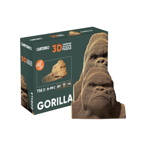 CARTONIC 3D PUZZLE GORILLA ART. CARTMGRL