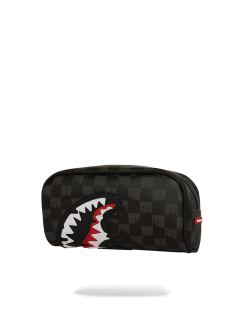 DRIPPING SHARKS IN PARIS POUCH 910B7972NSZ SPRAYGROUND BLACK