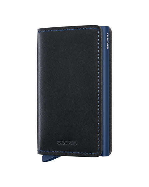 PORTAFOGLIO SLIMWALLET ORIGINAL BLACK-NAVY SECRID BLACK