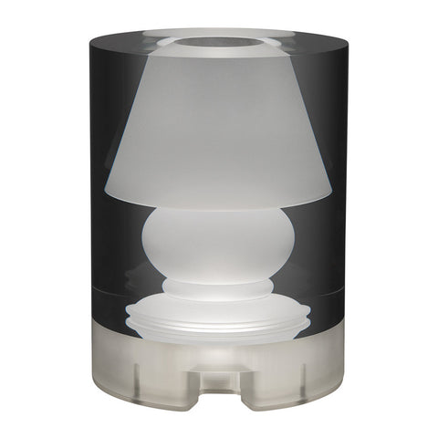MARIOLUCA GIUSTI TRANSPARENTER LED-LAMPENZYLINDER
