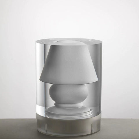 MARIOLUCA GIUSTI TRANSPARENTER LED-LAMPENZYLINDER