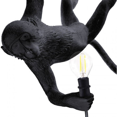 MONKEY OUTDOOR LAMP 14916 SELETTI SCHWARZ