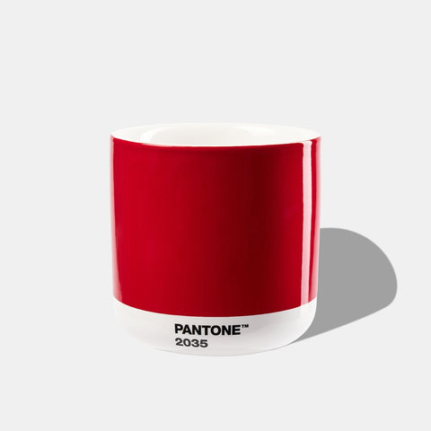 TAZZA THERMO MUG PANTONE LATTE 101022035 COPENHAGEN DESIGN RED