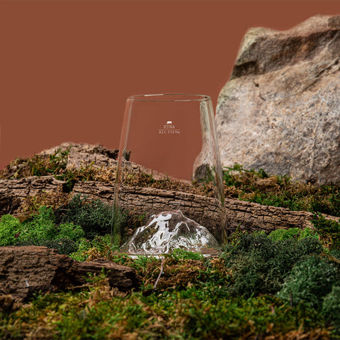 BICCHIERE LONG DRINK TOPOGRAPHIC ETNA TOPO-VD-ET ALASKAN MAKER TRANSPARENT