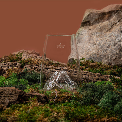 BICCHIERE LONG DRINK TOOGRAPHIC JUNGFRAU TOPO-VD-J ALASKAN MAKER TRANSPARENT