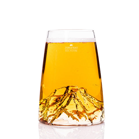 BICCHIERE LONG DRINK TOOGRAPHIC JUNGFRAU TOPO-VD-J ALASKAN MAKER TRANSPARENT