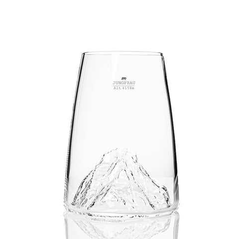 BICCHIERE LONG DRINK TOOGRAPHIC JUNGFRAU TOPO-VD-J ALASKAN MAKER TRANSPARENT