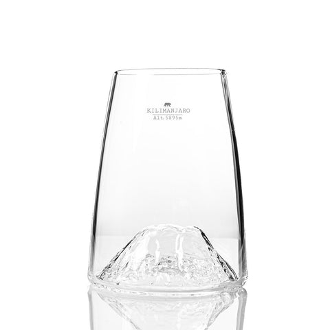 BICCHIERE LONG DRING TOPOGRAPHIC KILIMANJ TOPO-VD-K ALASKAN MAKER TRANSPARENT