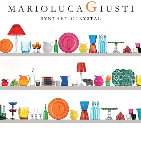 PLUTONE RUBIN/GRÜN KRUGKARAFFE MARIO LUCA GIUSTI ROT