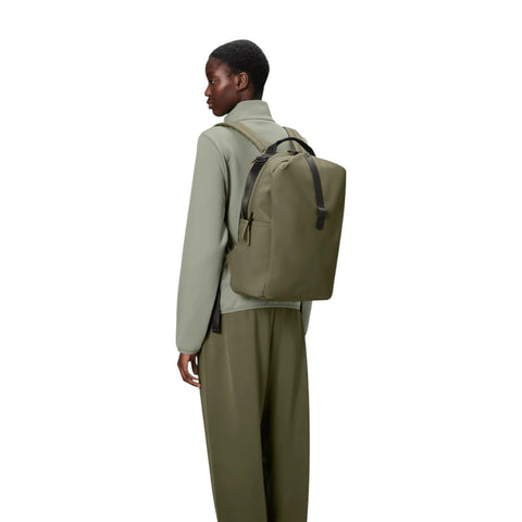 ZAINO CLIP FRONT BACKPACK W3 14890 RAINS MARSH, GREEN