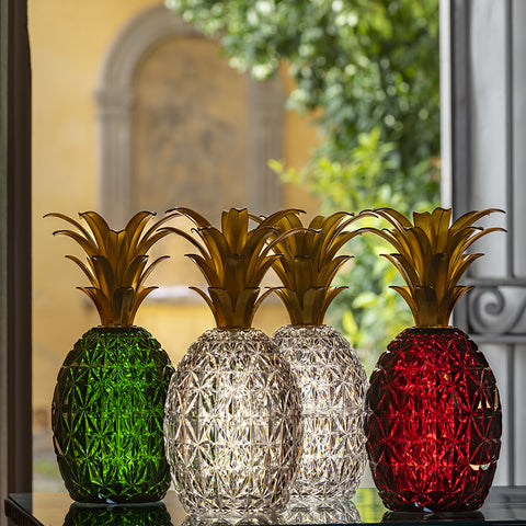 MELISSA ANANAS VASE GOLDBLATT MARIO LUCA GIUSTI TRANSPARENT