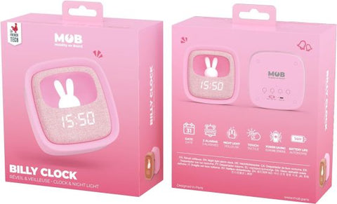 BILLY CLOCK MARSHMALLOW DEFAULT TITLE ART. BILLY-MARSH-01 MOB PINK