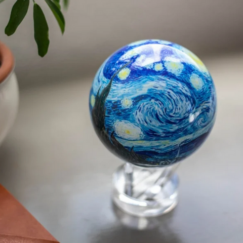 4,5" Van Gogh Sternennacht-Globus MG-45-StarryNight Mehrfarbig