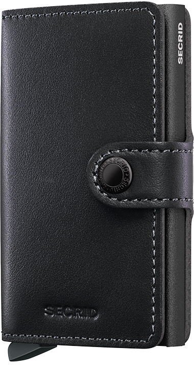 PORTAFOGLIO MINIWALLET ORIGINAL POWDERCOAT SECRID BLACK
