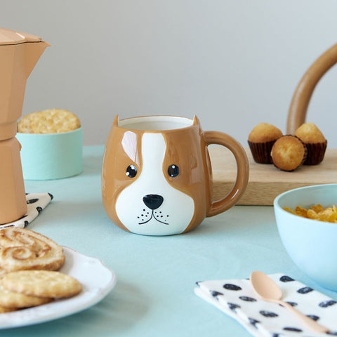 WOOF KERAMIKBECHER 400 ML ART. 26792 BALVI BRAUN