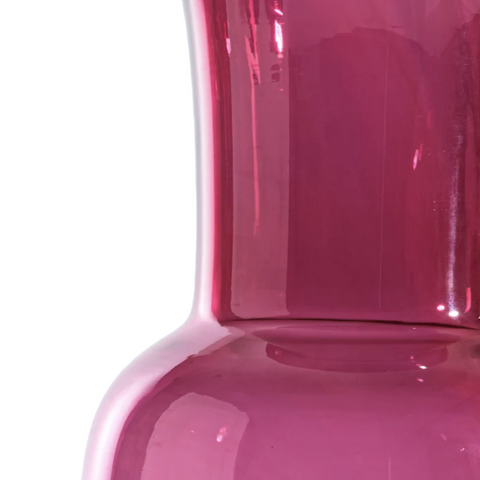 VASO OPALINO MAGENTA TRASPARENTE VENINI 706.38