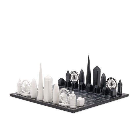 SCACCHI SKYLINE ACRYLIC LONDON EDITION (WITH LONDON MAP BOARD) 050 BLACK