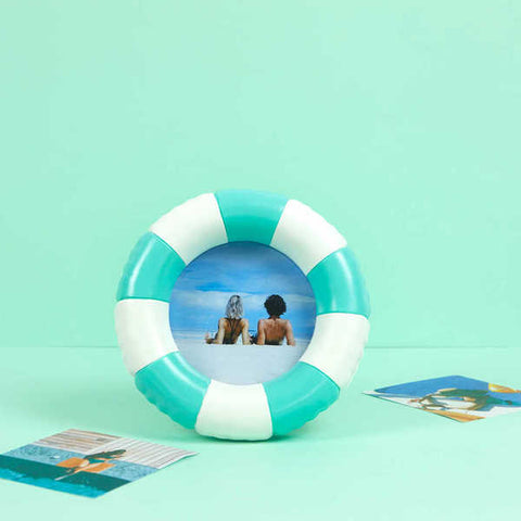 PORTAFOTO FLOATS IN RESINA TURCHESE 28042 BALVI BLUE