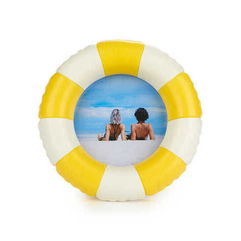 PORTAFOTO FLOATS IN RESINA 28040 BALVI YELLOW