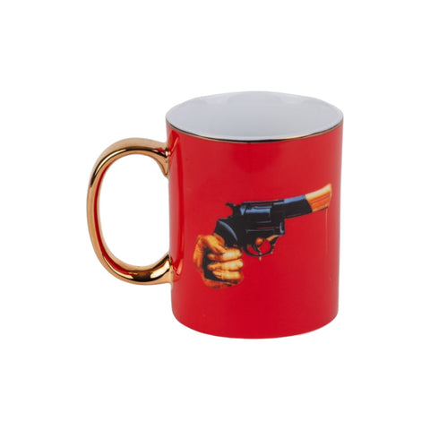 TAZZA PORCELLANA TOILETPAPER HOME REVOLVER 17219 SELETTI