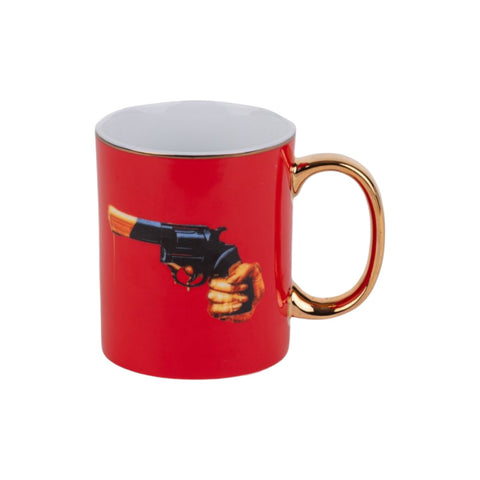 TAZZA PORCELLANA TOILETPAPER HOME REVOLVER 17219 SELETTI