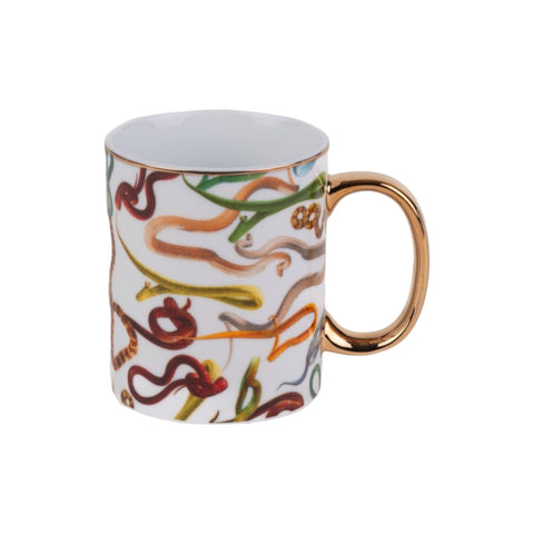 SELETTI TOILETTENPAPIER HOME SCHLANGEN PORZELLANBECHER ART 17221