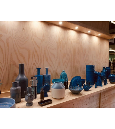 POSACENERE ALDO LONDI RIMINI BLU ART. ZZ999-106 BITOSSI CERAMICHE BLUE