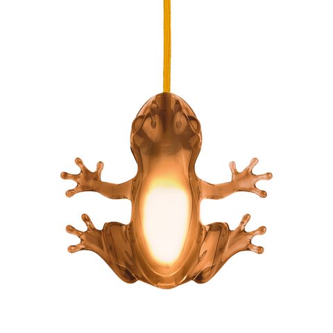HUNGRY FROG AMBER QEEBOO ORANGE LAMP