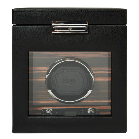 ROADSTER SINGLE WATCH UHRENBOX MIT AUFBEWAHRUNG 457156 WOLF BLACK