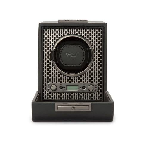 PORTAOROLOGI AXIS SINGLE WATCH WINDER 469103 WOLF BLACK